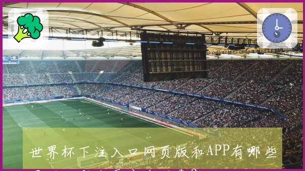 世界杯下注入口网页版和APP有哪些区别，哪个更安全可靠？